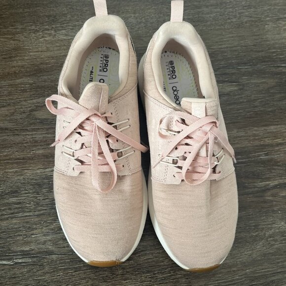 Women's ABEO Pink Women's Athletic Sneaker Size 8.5 INSOLE MISSING - Picture 2 of 10